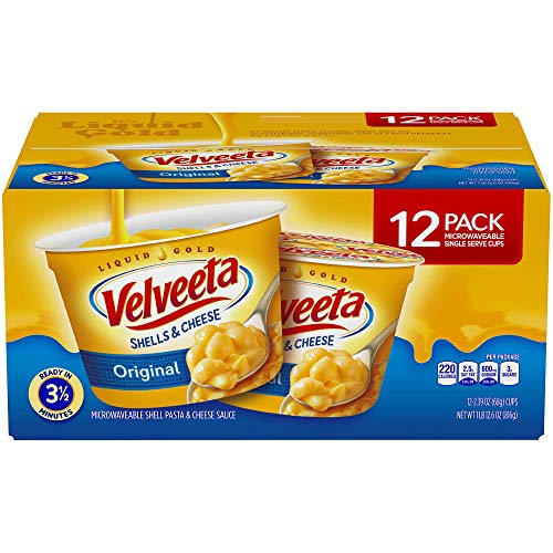 Velveeta Shells and Cheese, Single Serve Cups (2.39 Ounce cups, 12 Count) von WAROUS