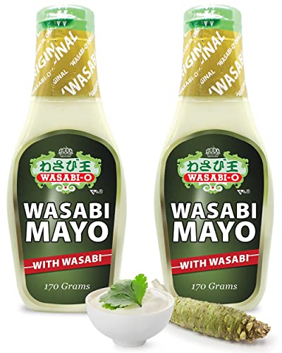 WASABI-O Wasabi Mayonnaise 170 g Squeeze Mayo Flasche (2er Pack) Sauce zum Dressing & Würzen WASABI-O Wasabi Mayonnaise 170 g Squeeze Mayo Flasche (2er Pack) Sauce zum Dressing & Würzen von WASABI-O