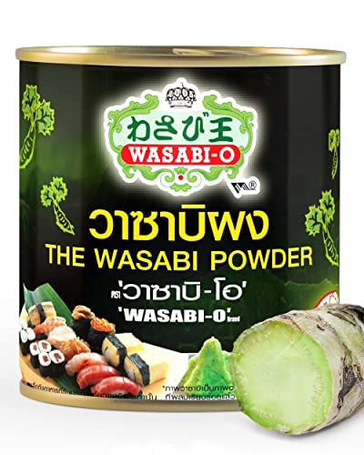 Wasabi-O Wasabi Powder With Real Wasabi (Japanese Horseradish) - No Artificial Ingredients, 1.24oz (35g) | Best As Wasabi Paste, Flavoring or Ingredient for Sushi, Salmon, Seafood and Grilled Meats von WASABI-O
