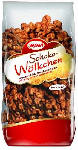WAWI Schoko Wölkchen Edelvollmilch, 6er Pack (6 x 250 g) von WAWI Schoko Wölkchen EVM 250g