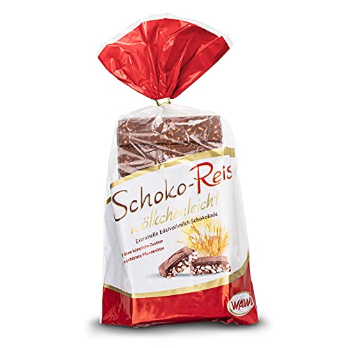 WAWI Schoko Reis Tafel in Extraheller Edelvollmilch Schokolade (1000 g) von WAWI