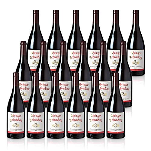 Spätburgunder Barrique - Ihringer Fohrenberg 2017 | Rotwein aus Deutschland | Trocken & Rot | WBK Glatt | Samtig & Kräftig im Geschmack (18x0,75l) von WBK Weinbau · Weinkontor Glatt