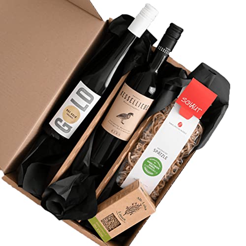 Schwaben-Päckle I Wein Geschenkpaket - Weihnachtspräsent von WEIN-MOMENT