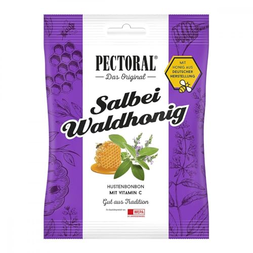 Pectoral Salbei Waldhonig Bonbons, 72 g Pectoral Salbei Waldhonig Bonbons, 72 g von WEPA Apothekenbedarf GmbH & Co KG