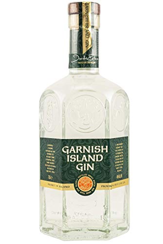 West Cork | Garnish Island Gin | 700 ml | 46% Vol. | Frisches Aroma mit Noten von Hibiskus & Rosen | Ein Hauch von dunkler Schokolade & Erdbeeren von West Cork