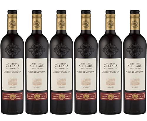 Western Cellars - Rotwein, Cabernet Sauvignon aus Kalifornien (6 x 0.75 l) von WESTERN CELLARS