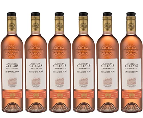 Western Cellars - Zinfandel Rosé Kalifornien Roséwein (6 x 0.75 l) von WESTERN CELLARS