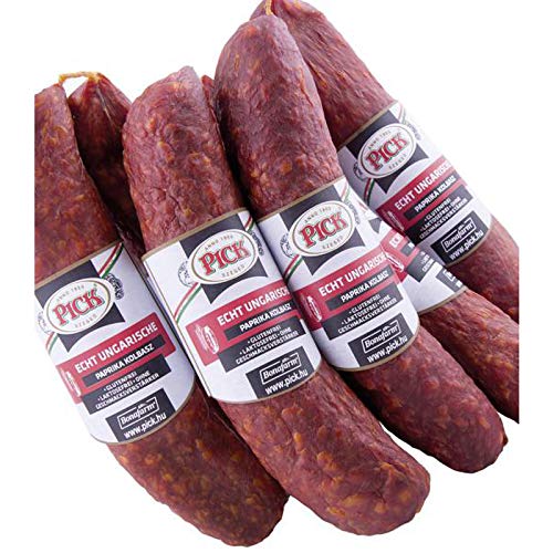 Echt ungarische Salami KOLBÁSZ ca.1Kg - Ungarische Paprika Kolbász-Paare - Geschenkidee WF-10087 von WF-10087