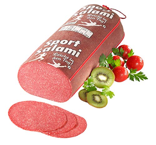 Reinert Sportsalami 1,8 Kg - leckere leicht bekömmliche Salami mit Truthahnfleisch und wenig Fett WF-10142 von WF-10142