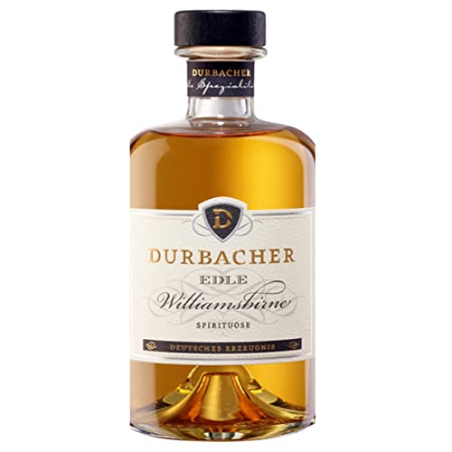 Durbacher Edle Williamsbirne mit Fruchtauszug Birnen Brand Edler Obstbrand 40% Vol. 0,5 L von WG Durbach