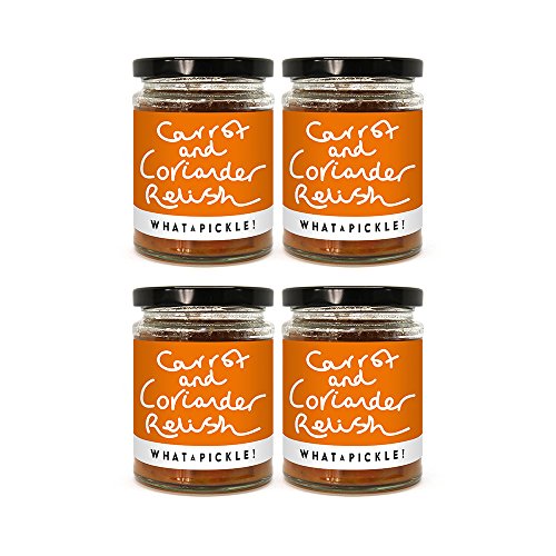 4 x What a Pickle Carrot and Coriander Relish 270g von WHATAPICKLE!