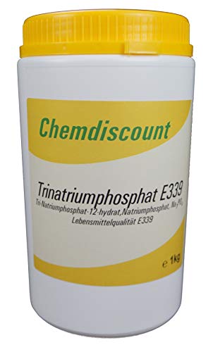 1kg Natriumphosphat (Trinatriumphosphat) Lebensmittelqualität E339 von Chemdiscount