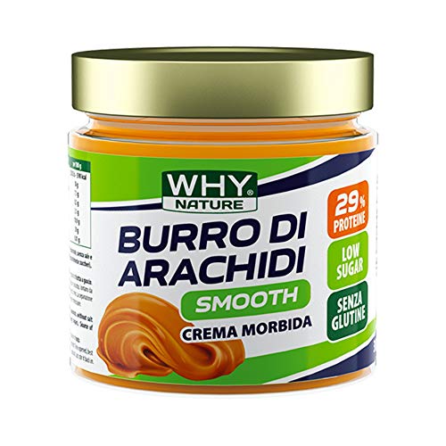 WHY NATURE Glatte Erdnussbutter. Glutenfrei 350 g Format. WHY NATURE Glatte Erdnussbutter. Glutenfrei 350 g Format. von WHY SPORT