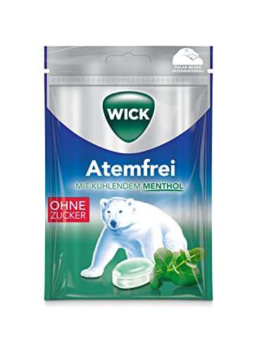 Wick Atemfrei ohne Zucker, 5er Pack (5 x 72g) von WICK