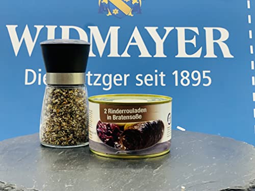 2 Rinderrouladen in Bratensoße in der Dose, Metzgerei Widmayer's feine Küche 2 Rinderrouladen in Bratensoße in der Dose, Metzgerei Widmayer's feine Küche von WIDMAYER Die Metzgerei seit 1895