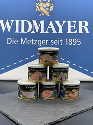 Wurst Dosen Probierpaket, Metzgerei Widmayer Wurst Dosen Probierpaket, Metzgerei Widmayer von WIDMAYER Die Metzgerei seit 1895
