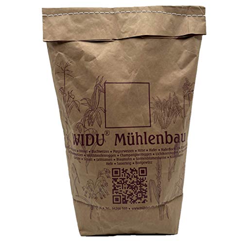 Widu Bio Purpurweizen 2,5 KG (1 x 2,5 KG) Getreidesack Weizen zum Essen und Backen von WIDU