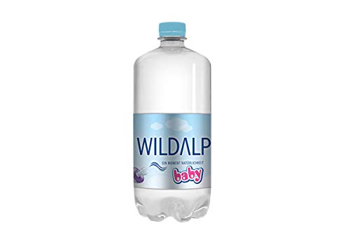 Babywasser WILDALP natürliches Quellwasser natriumarm, streng kontrolliert, pur oder zur Nahrungszubereitung ohne Abkochen (12 x 1 Liter) von WILDALP