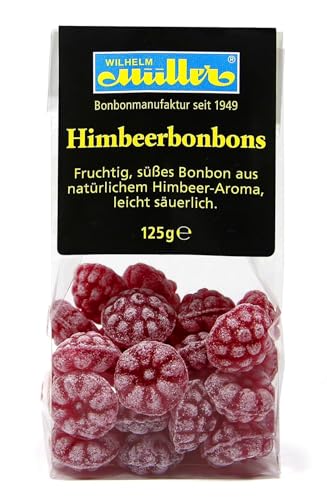 WILHELM Müller Himbeer Bonbons - Fruchtbonbons wie früher - Fruchtige Bonbons mit Himbeer Geschmack - Süßigkeiten im praktischen Beutel aus Deutschland - 1875g WILHELM Müller Himbeer Bonbons - Fruchtbonbons wie früher - Fruchtige Bonbons mit Himbeer Geschmack - Süßigkeiten im praktischen Beutel aus Deutschland - 1875g von WILHELM Müller