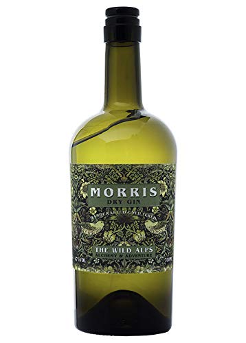 MORRIS DRY GIN (0.5 l), Alpine London Dry Gin small batch distilled in THE WILD ALPS DISTILLERY von WILLIAM MORRIS by THE WILD ALPS