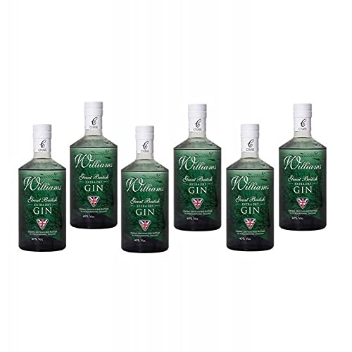 WILLIAMS CHASE DESTILLIERY GB EXTRA DRY GIN 5 CL 6 MIGNON-MINIATURFLASCHEN WILLIAMS CHASE DESTILLIERY GB EXTRA DRY GIN 5 CL 6 MIGNON-MINIATURFLASCHEN von WILLIAMS CHASE DISTILLERY