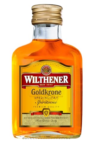 Wilthener I Goldkrone I Genussvolle Premium Spirituose I 28% Vol. I 12 x 100 ml von WILTHENER