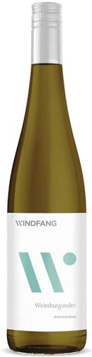 Windfang Rheinhessen Weißburgunder 2021 | Trocken | Weißwein aus Deutschland (0.75l) von WINDFANG