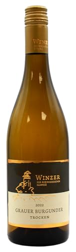 Winzer der Rheinhessischen Schweiz Grauer Burgunder Premium Weißwein trocken 12.5% vol. 6er Pack (6 x 0.75 l) von WINZER DER RHEINHESSISCHEN SCHWEIZ
