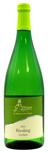 Winzer der Rheinhessischen Schweiz Riesling Weißwein trocken 12% vol., 6er Pack (6 x 1 l) von WINZER DER RHEINHESSISCHEN SCHWEIZ
