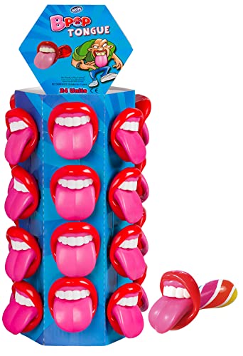 WOM Tongue, Mundförmige Süßigkeiten Schnuller | Zunge Herausragen | Schnuller Lutscher Süßigkeiten Erdbeergeschmack | 24 Einheiten | 15 gr. Erdbeerlutscher WOM Tongue, Mundförmige Süßigkeiten Schnuller | Zunge Herausragen | Schnuller Lutscher Süßigkeiten Erdbeergeschmack | 24 Einheiten | 15 gr. Erdbeerlutscher von WOM