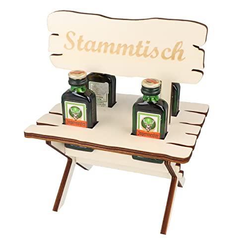 Echtholz Stammtisch mit Lasergravur|4xKräuterlikör 2cl|Hochzeitsgeschenk für Brautpaar|Trinkspruch|Geschenke für Paare|Schnaps Geschenk|Geburtstag|Jubiläum|Geschenk mit Alkohol Echtholz Stammtisch mit Lasergravur|4xKräuterlikör 2cl|Hochzeitsgeschenk für Brautpaar|Trinkspruch|Geschenke für Paare|Schnaps Geschenk|Geburtstag|Jubiläum|Geschenk mit Alkohol von WORTGEFECHTE