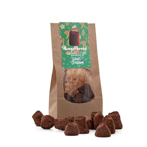 WOW Chocolao! - Kakobestäubte Schokoladentrüffel - 130g (1 x 130g - 14 trüffel) - Schokoladentrüffel (Lebkuchen) von WOW Chocolao!