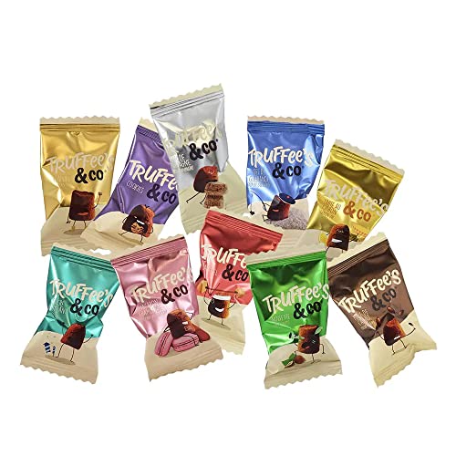 WOW Chocolao! - Truffee's & Co - Kakobestäubte Schokoladentrüffel - einzeln verpackt - MIX - 2.6 KG von WOW Chocolao!