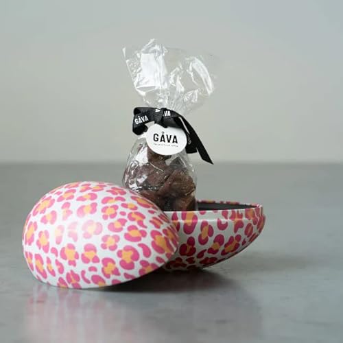 WOW Chocolao! x Gåva Gifting - Schwedisches wiederverwendbares Osterei - Mit 92 g Schokoladentrüffeln (Lola) von WOW Chocolao!