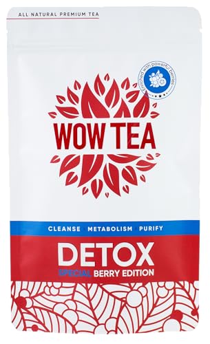 WOW TEA Beeren-Entgiftungstee, 100% natürliche Kräutermischung, fördert die Entgiftung, Gewichtsabnahme und Darmgesundheit, 150g WOW TEA Beeren-Entgiftungstee, 100% natürliche Kräutermischung, fördert die Entgiftung, Gewichtsabnahme und Darmgesundheit, 150g von WOW TEA