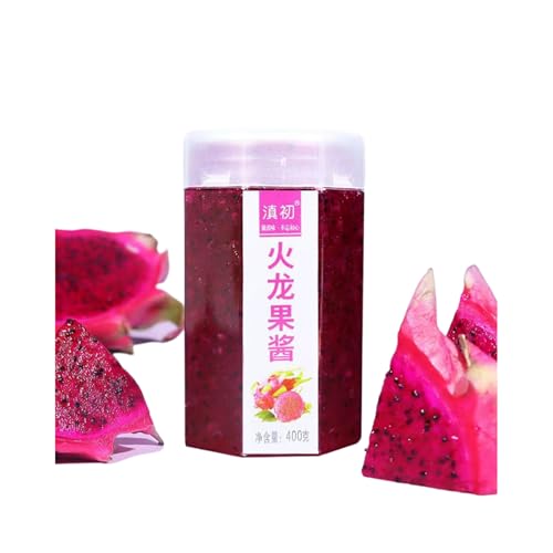 Langsam Gekochte, Handgemachte Marmelade | Frisch Gepflückt Aus Dem Obstgarten Marmelade Geschenkpackung 400g (Pitaya) von WSYLS