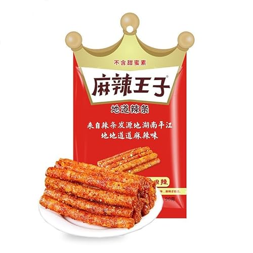 Pack Latiao Würzige Streifen Chinesische Snacks Snack Spicy Sticks Latio Chinese Snack Chinesische Nudeln Snacker 90g*2 von WSYLS