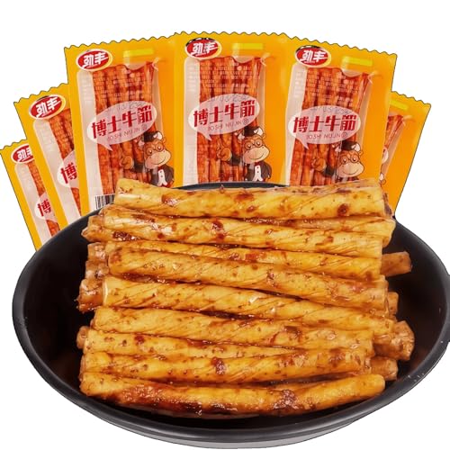 WSYLS 6 Packungen - 120g Scharfe Streifen Chinesische Snacks Klassisch, würzig, scharf, lässig, vegetarische Rindersehnen-Snacks, geeignet für Freizeit, Arbeit, Filme schauen WSYLS 6 Packungen - 120g Scharfe Streifen Chinesische Snacks Klassisch, würzig, scharf, lässig, vegetarische Rindersehnen-Snacks, geeignet für Freizeit, Arbeit, Filme schauen von WSYLS