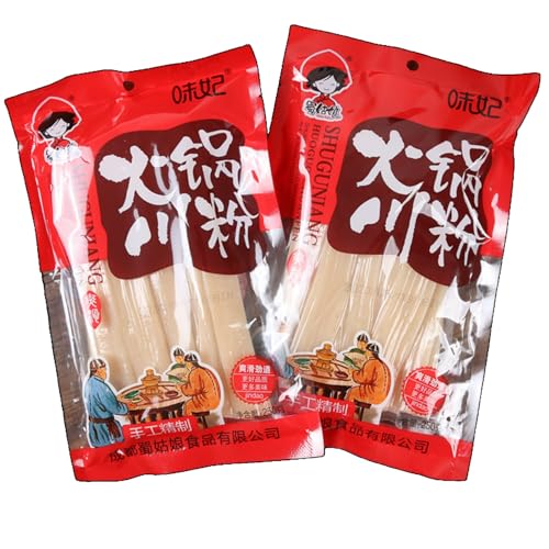 WSYLS-Authentische chinesische breite Nudeln | zäh und geschmeidig | unverzichtbar für Hot Pot und scharfen Hot Pot 250 g/Beutel*2 WSYLS-Authentische chinesische breite Nudeln | zäh und geschmeidig | unverzichtbar für Hot Pot und scharfen Hot Pot 250 g/Beutel*2 von WSYLS