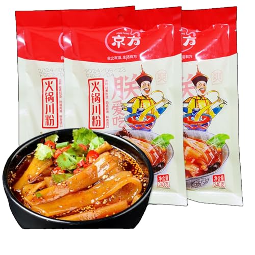 WSYLS-Authentische chinesische breite Nudeln | zäh und geschmeidig | unverzichtbar für Hot Pot und würzige Suppen 240 g/Beutel*3 | ungebratene gesunde breite Nudeln | sofort und bequem WSYLS-Authentische chinesische breite Nudeln | zäh und geschmeidig | unverzichtbar für Hot Pot und würzige Suppen 240 g/Beutel*3 | ungebratene gesunde breite Nudeln | sofort und bequem von WSYLS