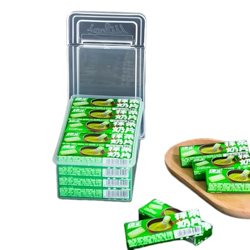 WSYLS-Erfrischendes Teearoma | Matcha-Milchscheiben | Gesunde Snacks mit zuckerarmer Formel 440 g/Box WSYLS-Erfrischendes Teearoma | Matcha-Milchscheiben | Gesunde Snacks mit zuckerarmer Formel 440 g/Box von WSYLS