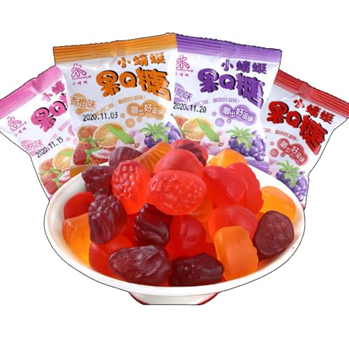 WSYLS -Fruchtgummi, leuchtende Farben - Kinderbonbons, Hochzeitsbonbons, 20g/Packung*4 Packungen, Party-Süßigkeiten,chinesische süßigkeiten,Fruchtgeschmack WSYLS -Fruchtgummi, leuchtende Farben - Kinderbonbons, Hochzeitsbonbons, 20g/Packung*4 Packungen, Party-Süßigkeiten,chinesische süßigkeiten,Fruchtgeschmack von WSYLS