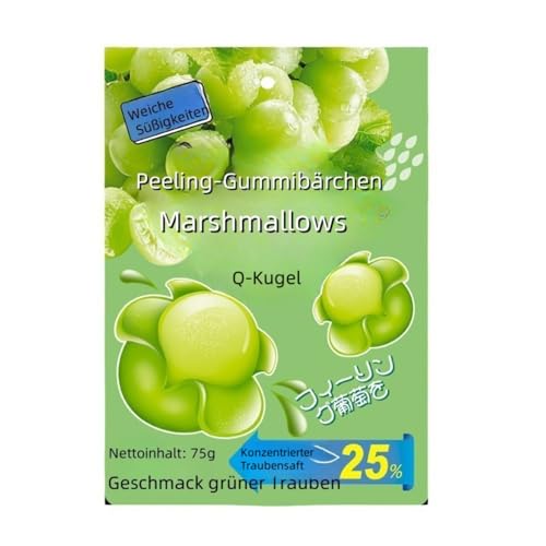 WSYLS Fruchtschalenbonbons - Natürliche Fruchtgummis Mit Echtem Fruchtsaft, Vegane Bonbons Für Partys/Büros (Mango) von WSYLS