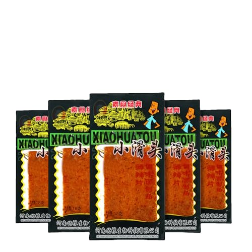 WSYLS Klassisch Scharf - Würzige Scheiben, Latiao, 90g, Kindheitserinnerungen Campus-Snacks, Vegetarisch, Chinesischer Straßensnack von WSYLS