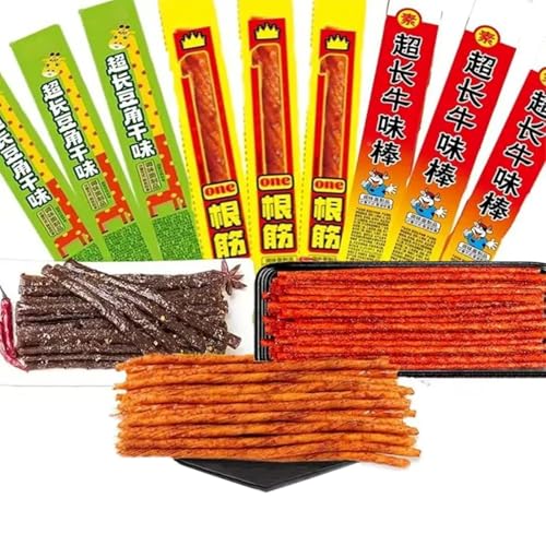 WSYLS -LaTao – authentisches chinesisches Streetfood! 10 Packungen * 10 g, würzig, zäh und macht süchtig! Der legendäre chinesische Snack! Würzig, voller Geschmack, 10 Packungen * 10g von WSYLS