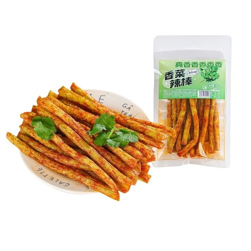 WSYLS Original Chinese Latiao 68g /Tasche- Scharfes Latiao Weizenprotein mit Koriandergeschmack |Ideal für Partys, Büro & Unterwegs| Perfekt zum Knabbern bei Filmen, Gaming oder als Bürosnack von WSYLS
