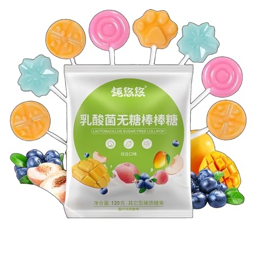 WSYLS -Zuckerfreier Lutscher 120g/Beutel -chinesische süßigkeiten, Weißer Pfirsich/Blaubeere/Mango, verschiedene Geschmacksrichtungen, Kindersüßigkeiten, gesunde zuckerfreie Snacks WSYLS -Zuckerfreier Lutscher 120g/Beutel -chinesische süßigkeiten, Weißer Pfirsich/Blaubeere/Mango, verschiedene Geschmacksrichtungen, Kindersüßigkeiten, gesunde zuckerfreie Snacks von WSYLS