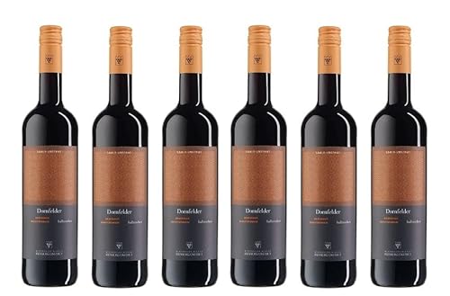 6x 0,75l - 2022er - WV Freyburg-Unstrut - Dornfelder halbtrocken - Qualitätswein Saale-Unstrut - Deutschland - Rotwein halbtrocken von WV Freyburg-Unstrut