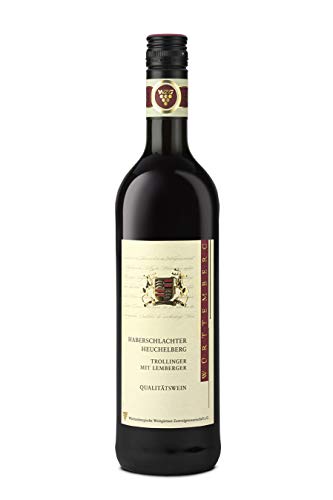 WZG Württemberger Wein Haberschlachter Heuchelberg Trollinger mit Lemberger QW halbtrocken (6 x 0.75 l) von Württemberger Wein