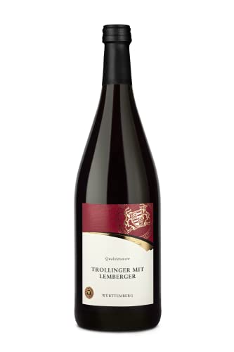 WZG Württemberger Wein Trollinger mit Lemberger Rot, halbtrocken (1 x 1 l) von WZG